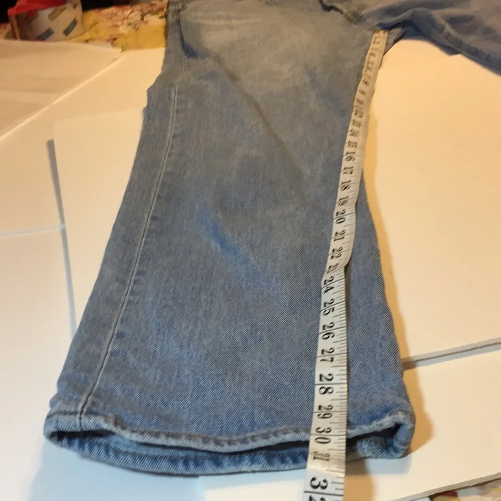 Levi’s 501 Button Fly Red Tab Straight Leg Jeans Broken In just right 36x30